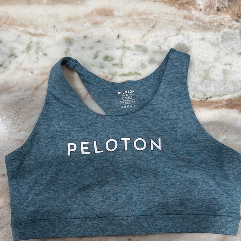 Peloton Blue Sports Bra